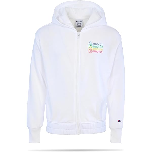 Amazon.com: Champion Girls Hoodie, Full Zip Kids' For Lightweight